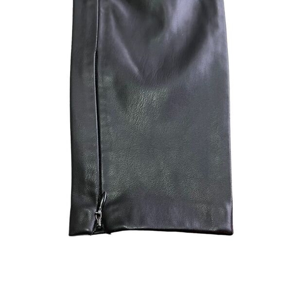 Vegan Leather Stretch Pants - Zafa Lasik - Sz: XS - Picture 4 of 6